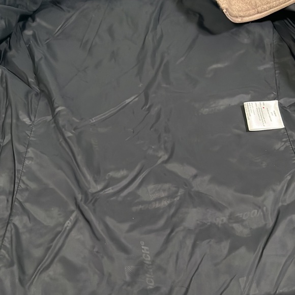 Woolrich Women’s Quilted Hazelnut Heather Wool Zippered Jacket | Medium - Picture 10 of 13